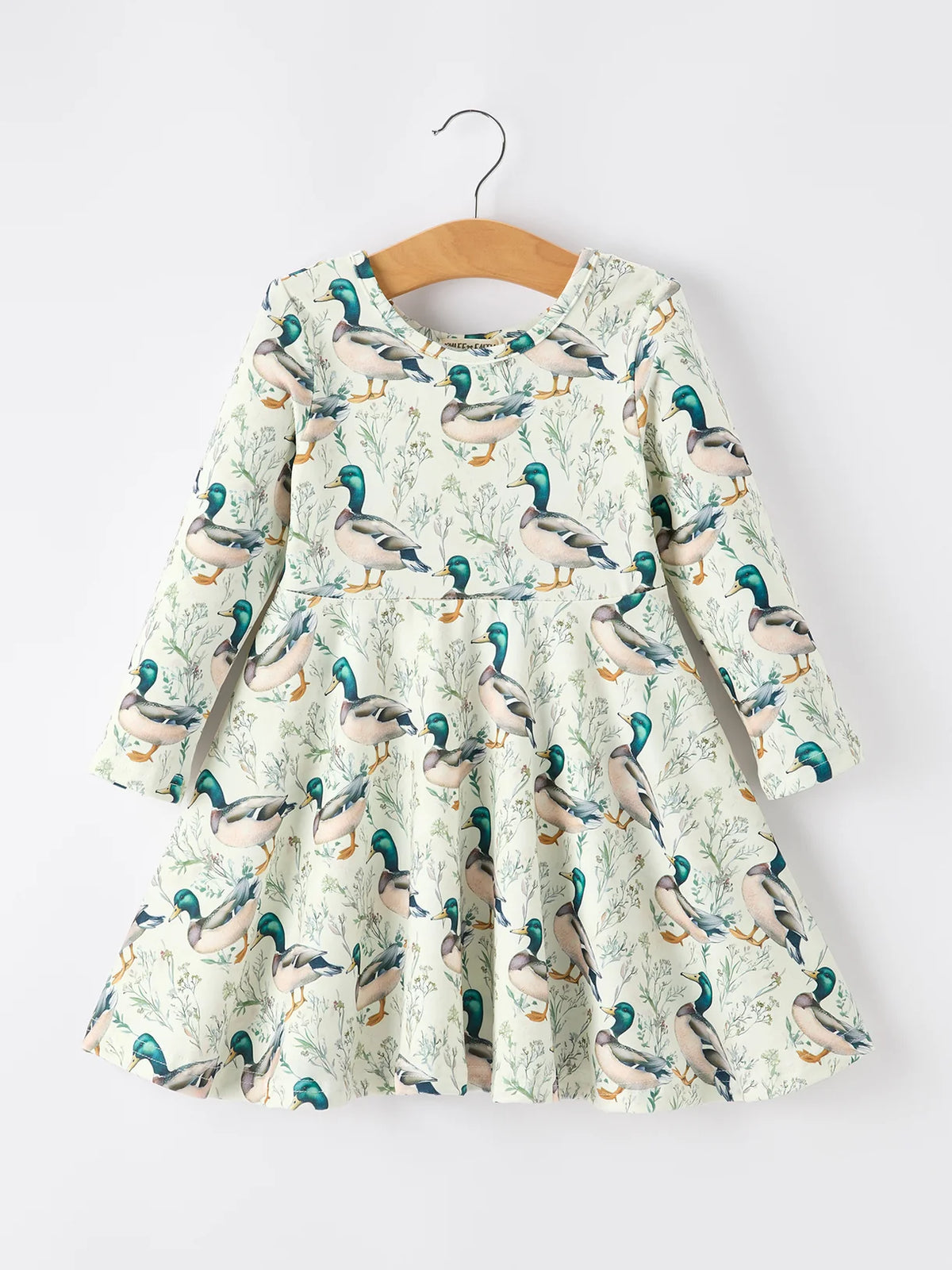 Duck Print Twirl Dress