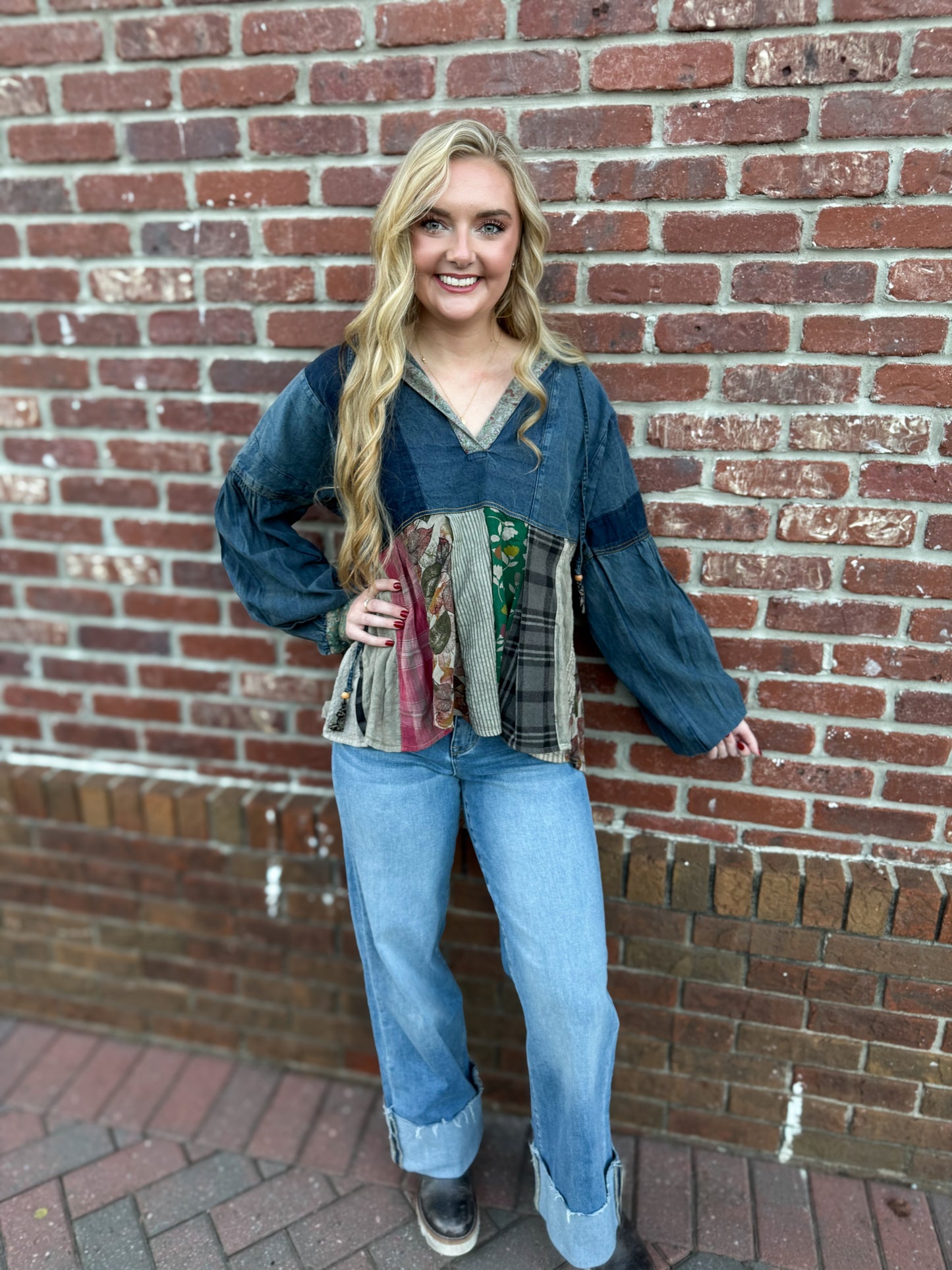 Vintage Denim Top