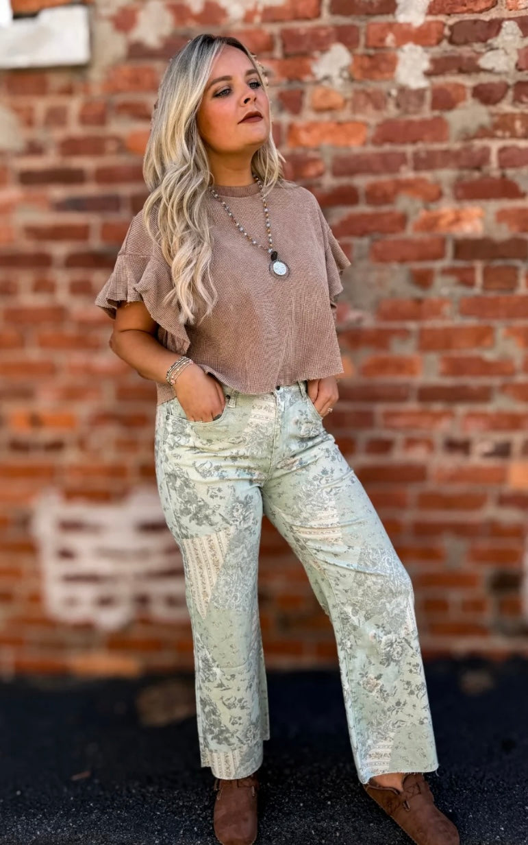 Sage Patch Pants
