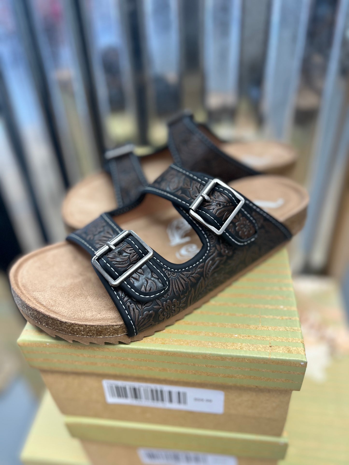 Flower Printed Sandas