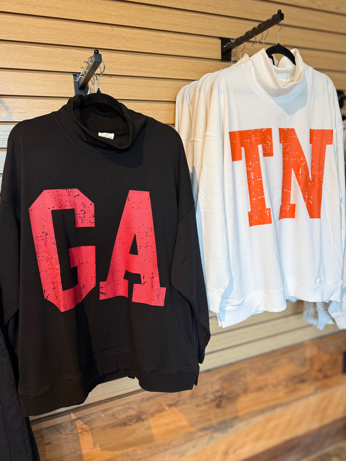 TN White Mock Neck