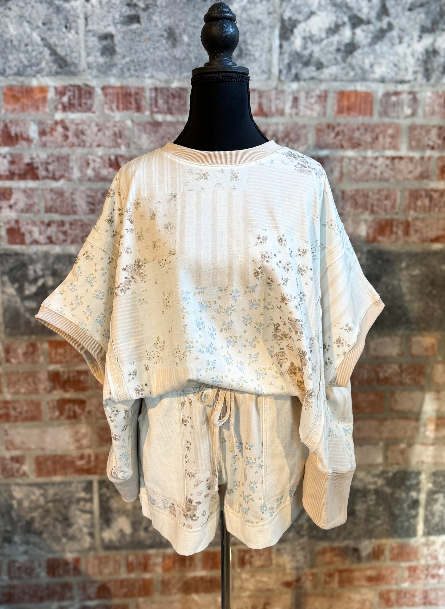 Floral Patchwork Top