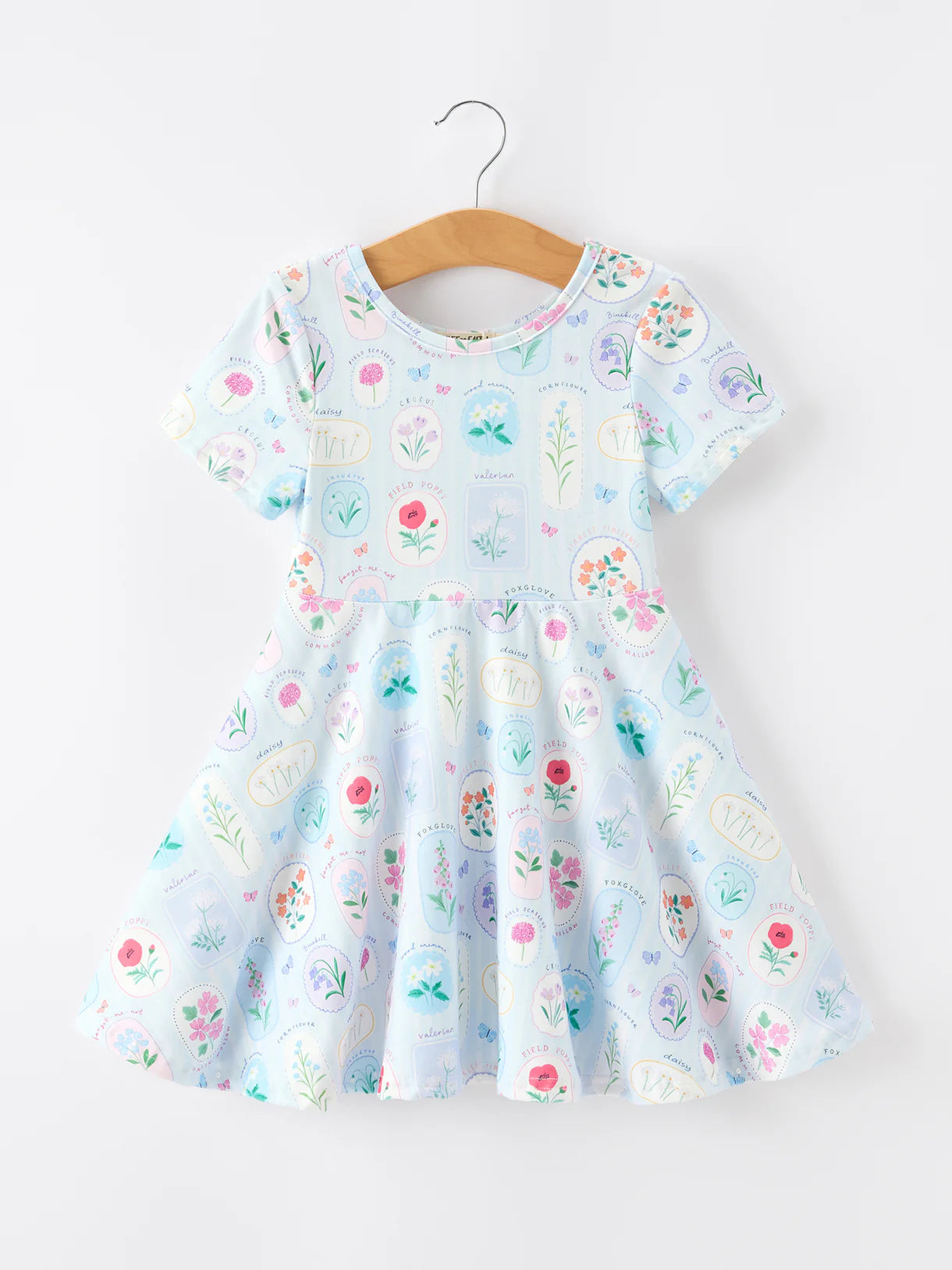 Girls Floral Botanical Dress