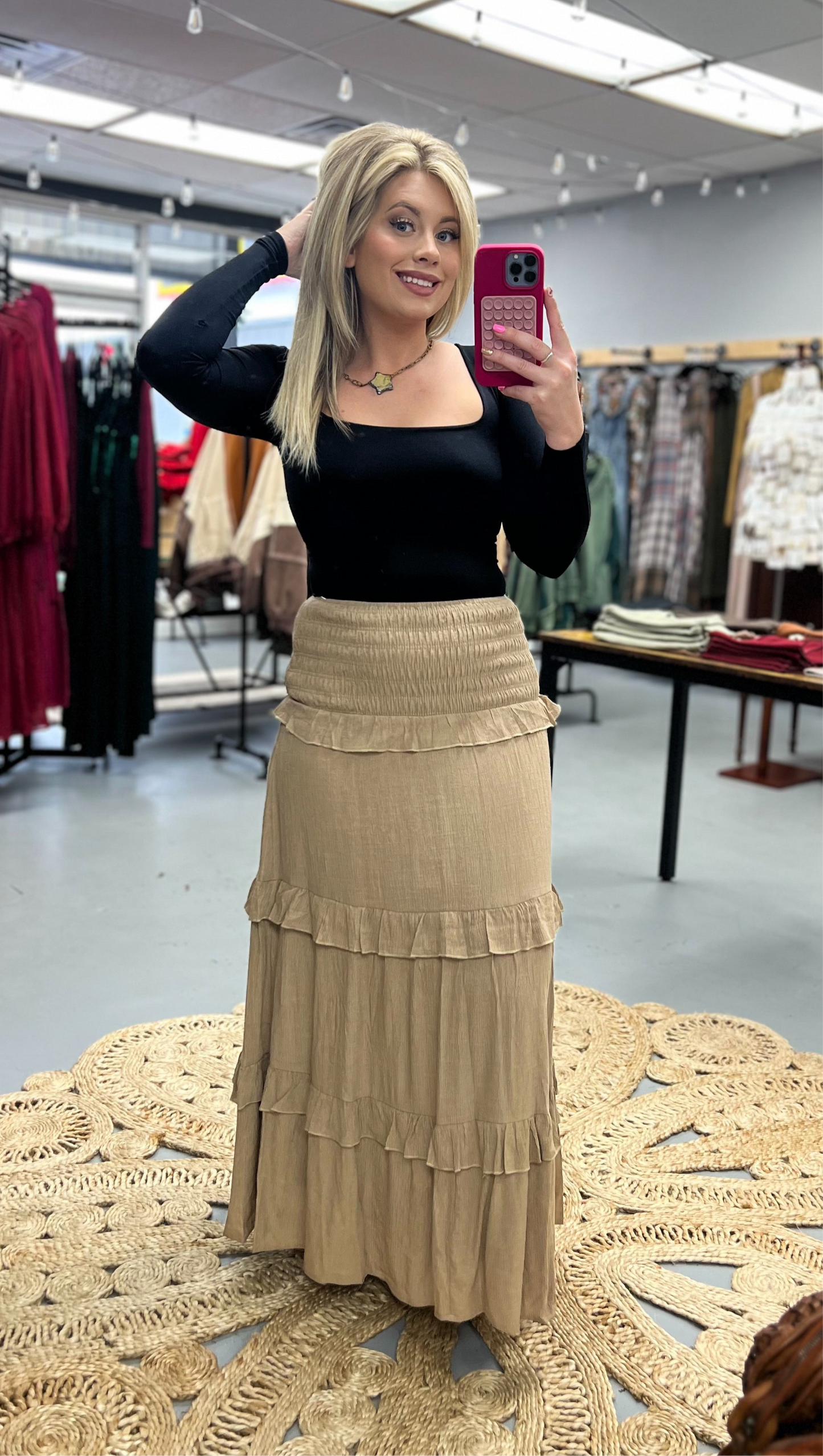 Ruffle Tier Skirt