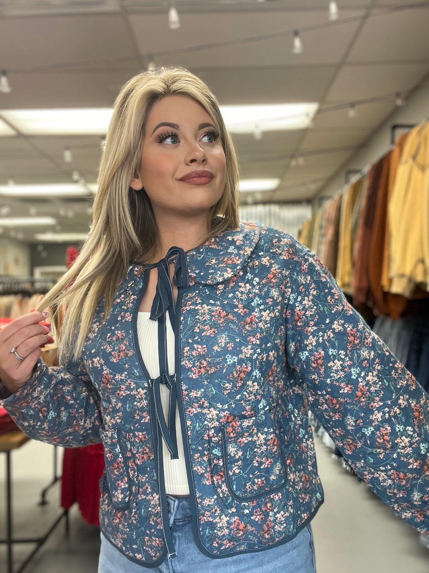 Floral Quilted Jacket