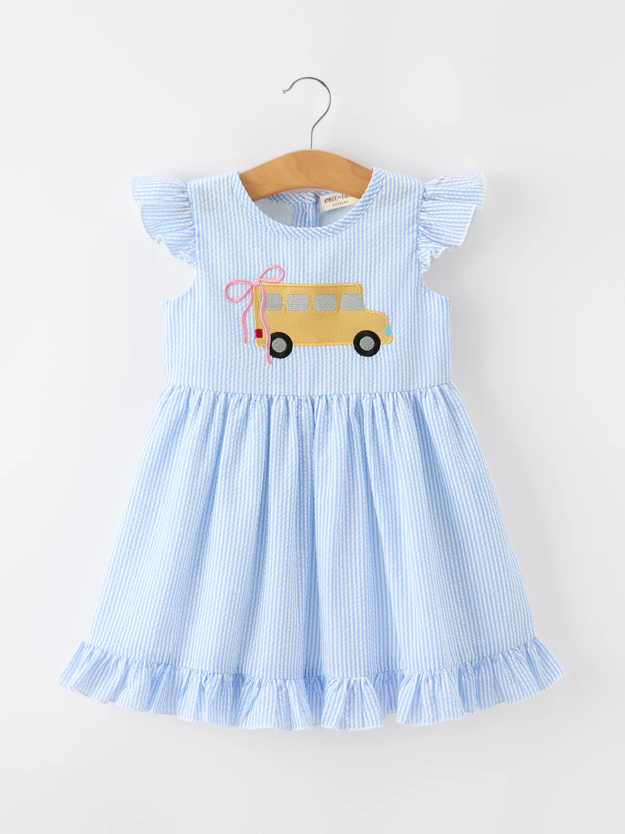 Summer Bus Applique Dress
