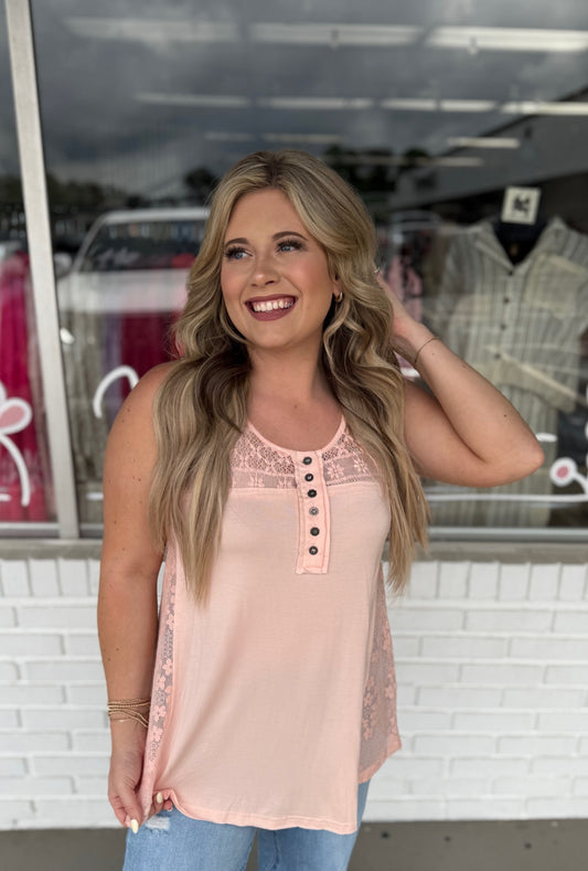 Peach Blush Top