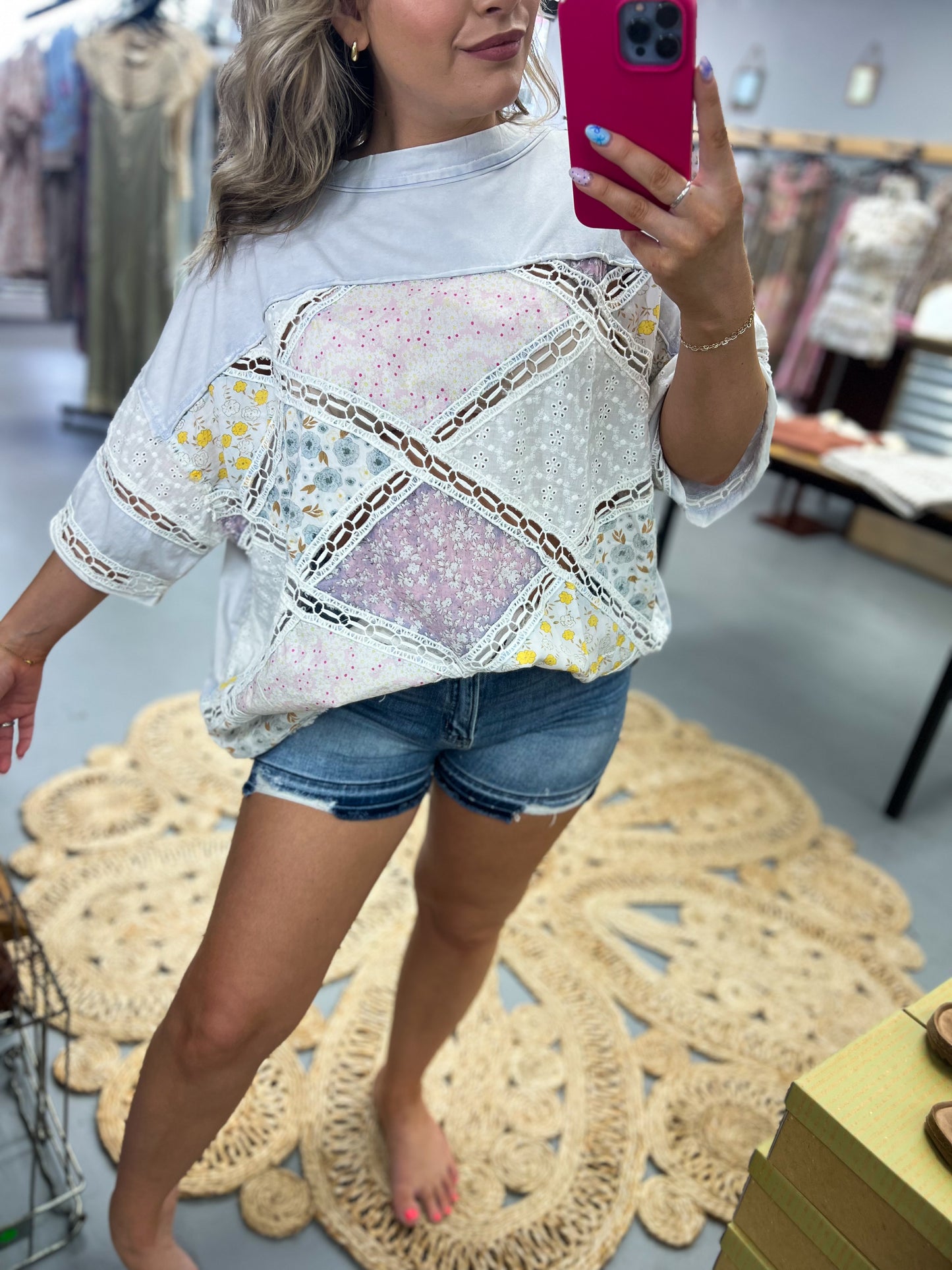Patchwork Box Tee