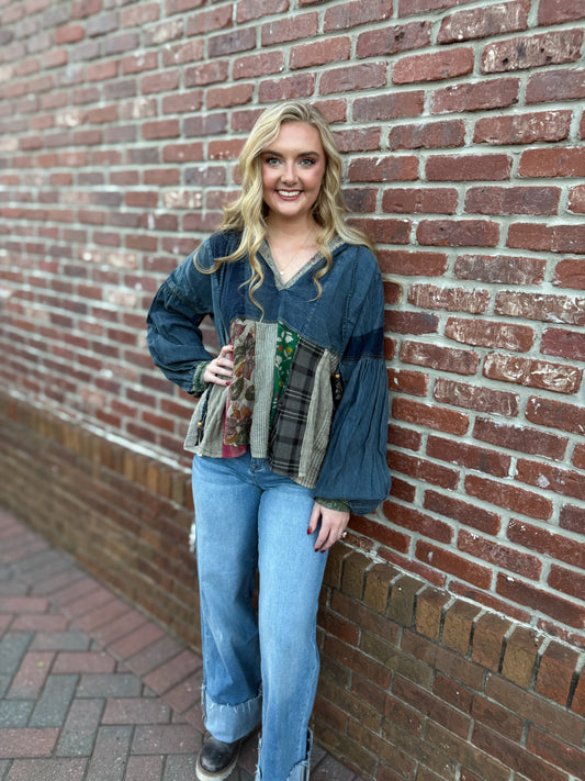 Vintage Denim Top