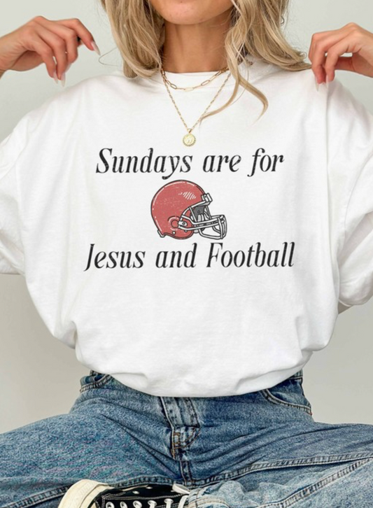 Jesus & Football Tee