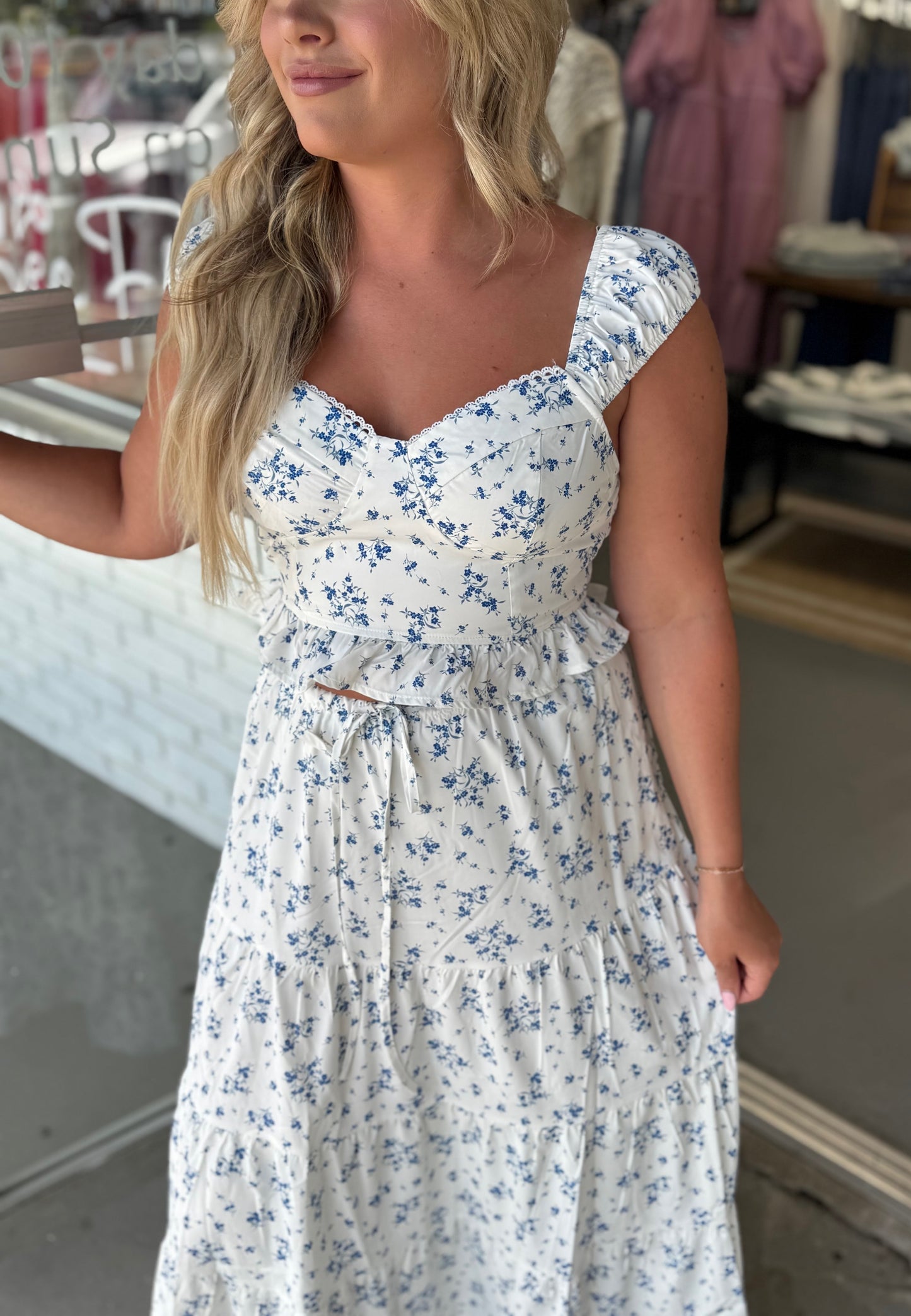 White Floral Set
