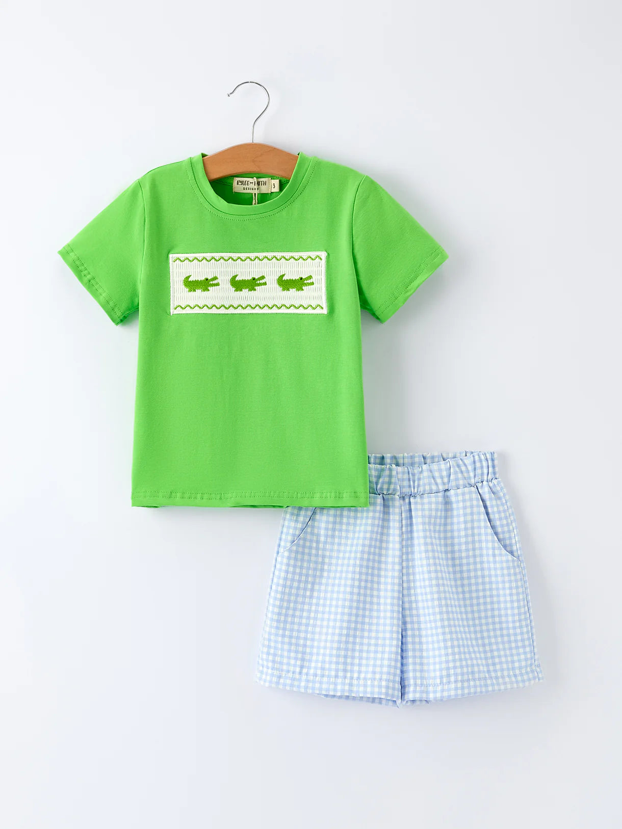 Boys Crocodile Short Set