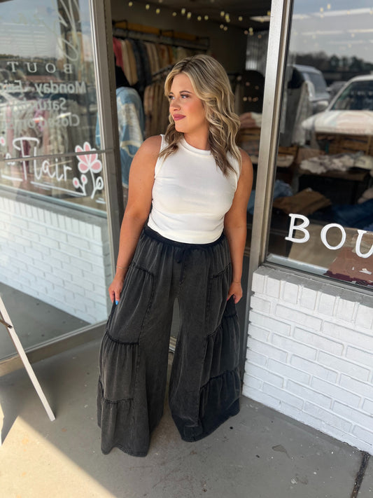 Black Wide Leg Pants