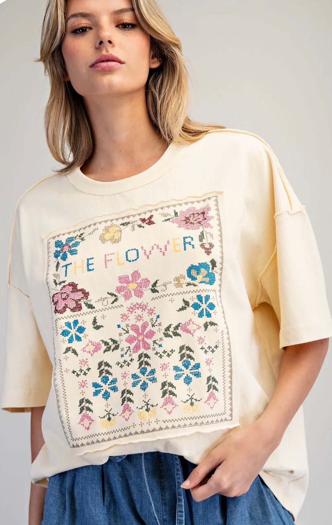 Butter Yellow Graphic Tee