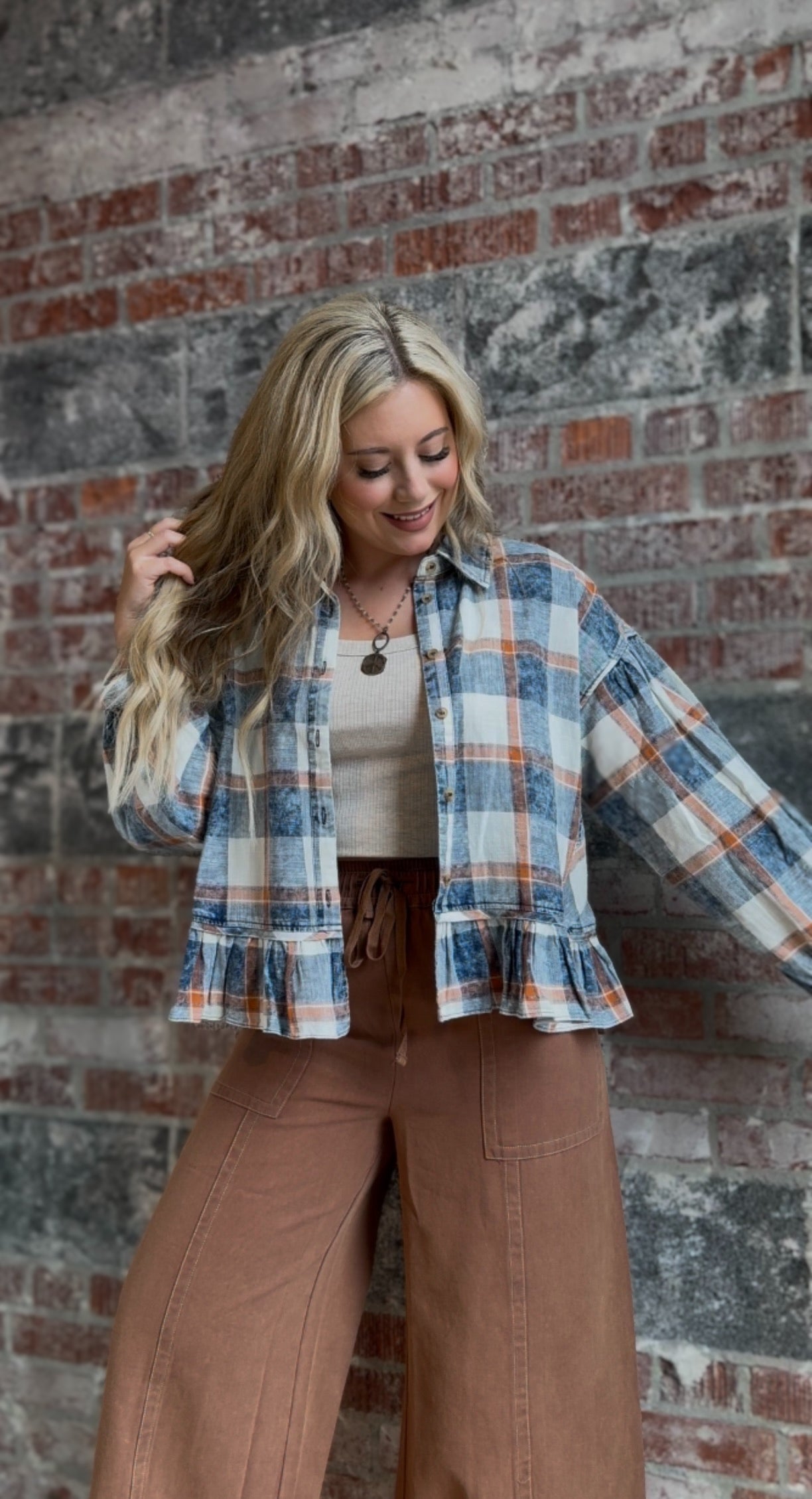 Detail Hem Flannel
