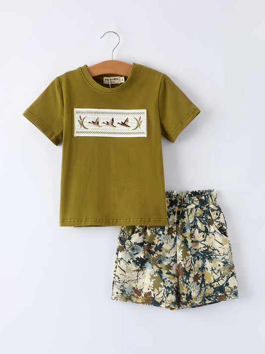 Boys Duck Short Set