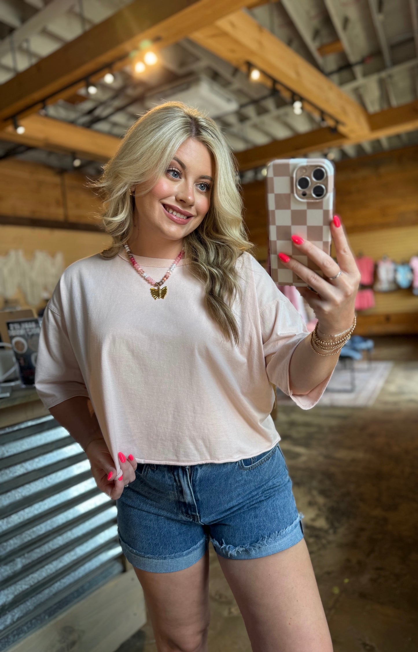 Dusty Pink Tee