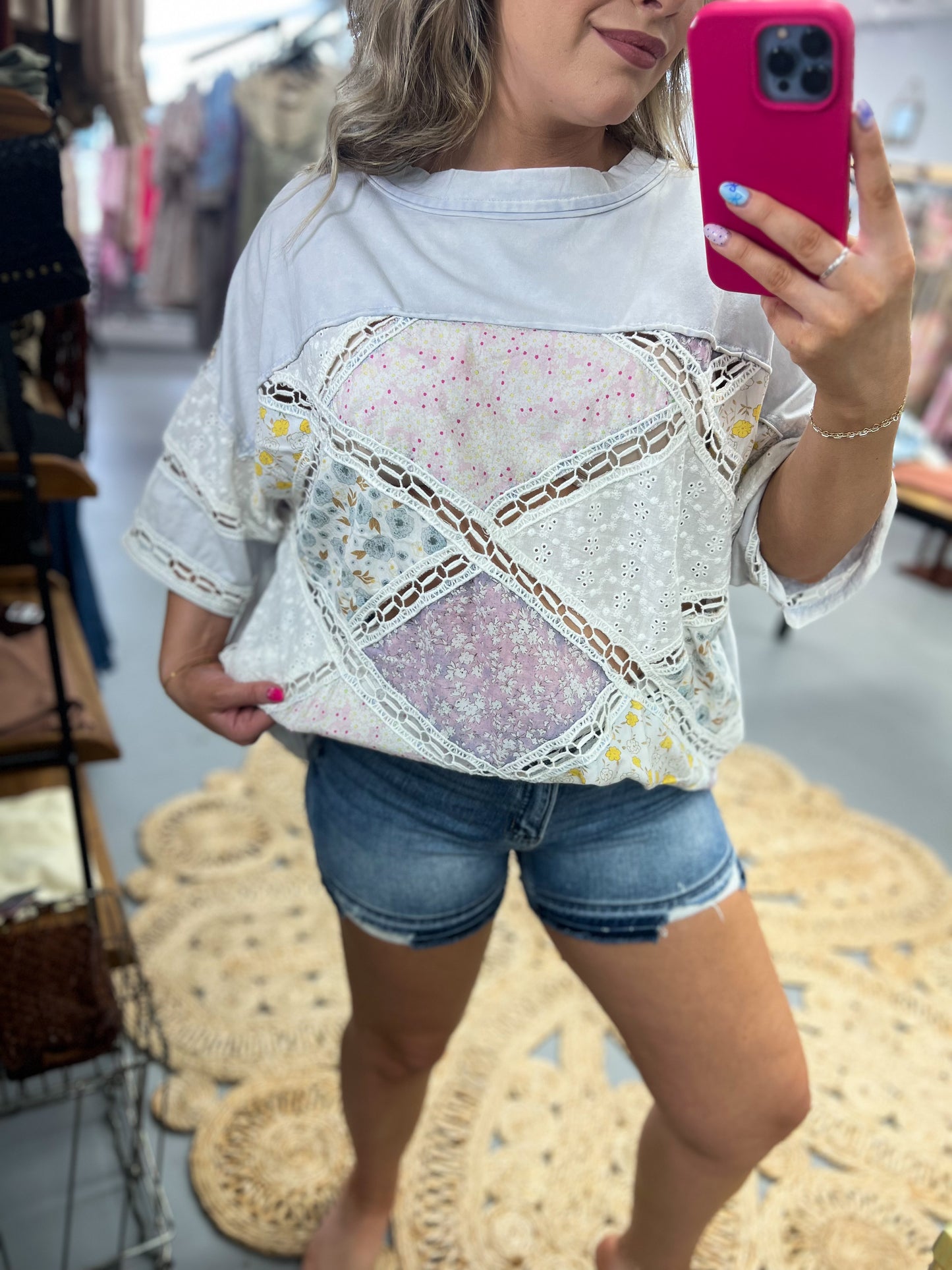 Patchwork Box Tee