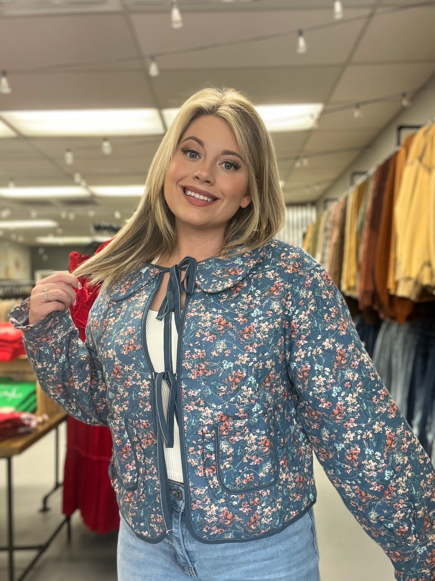 Floral Quilted Jacket