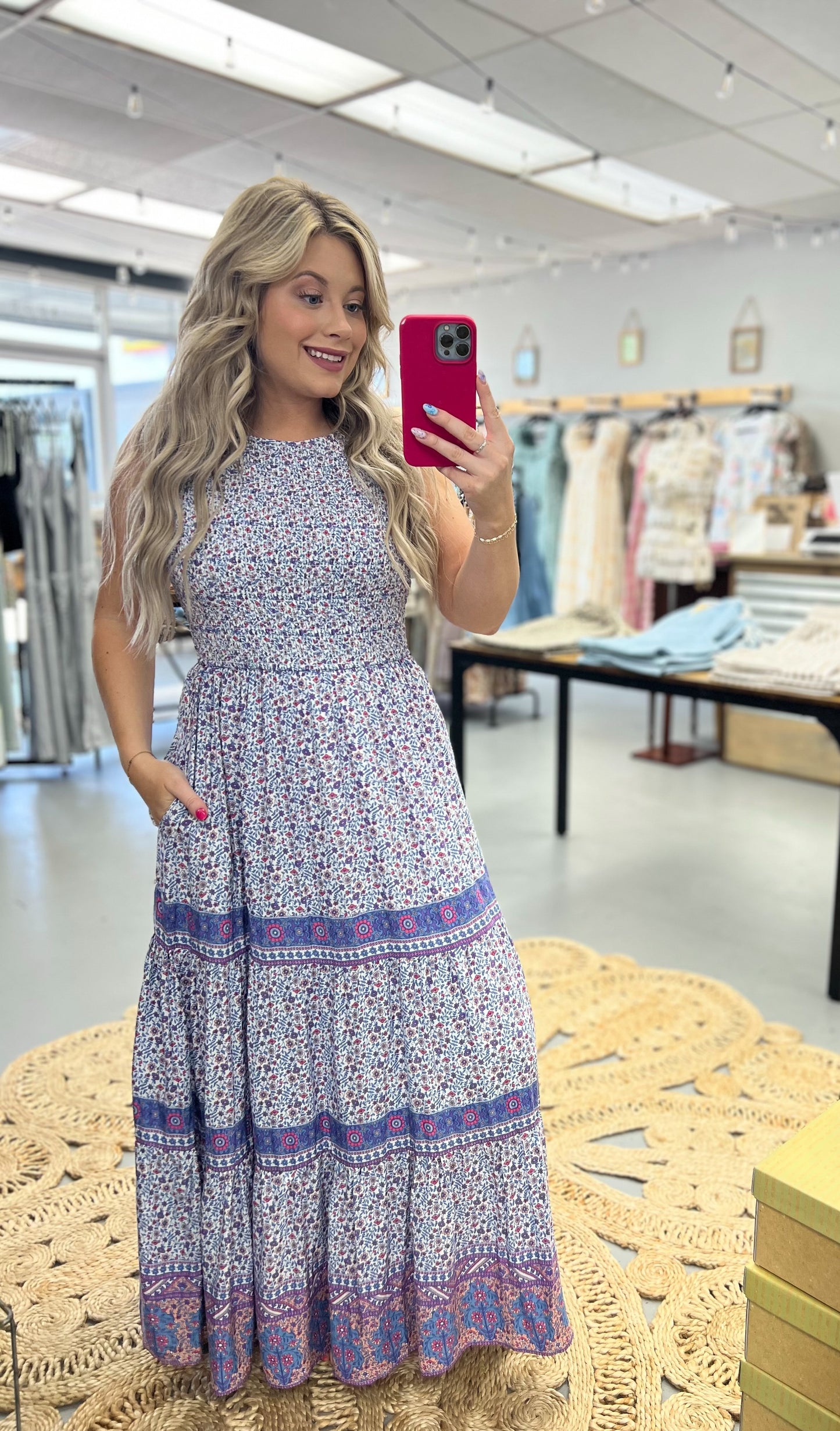 Indigo Maxi Dress