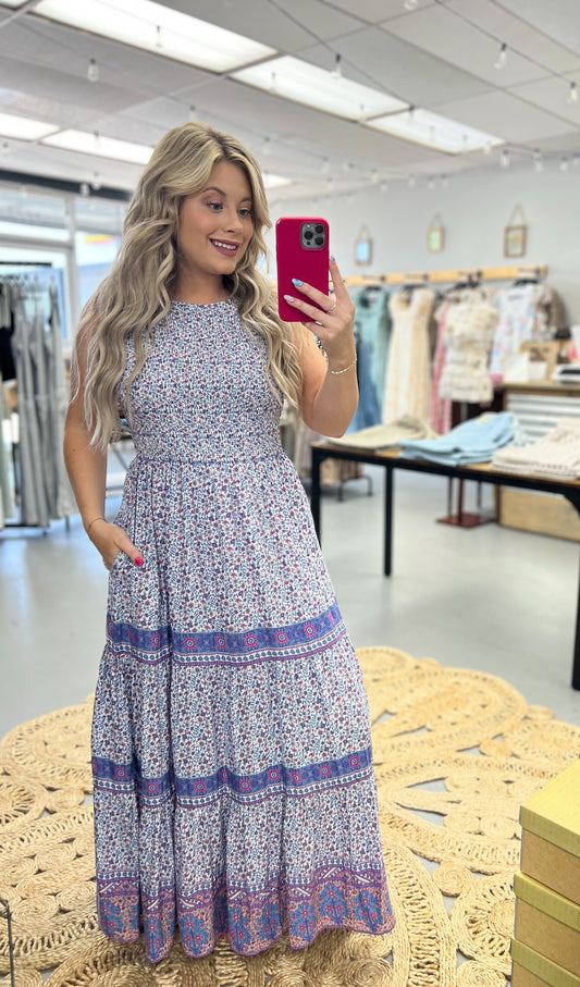 Indigo Maxi Dress