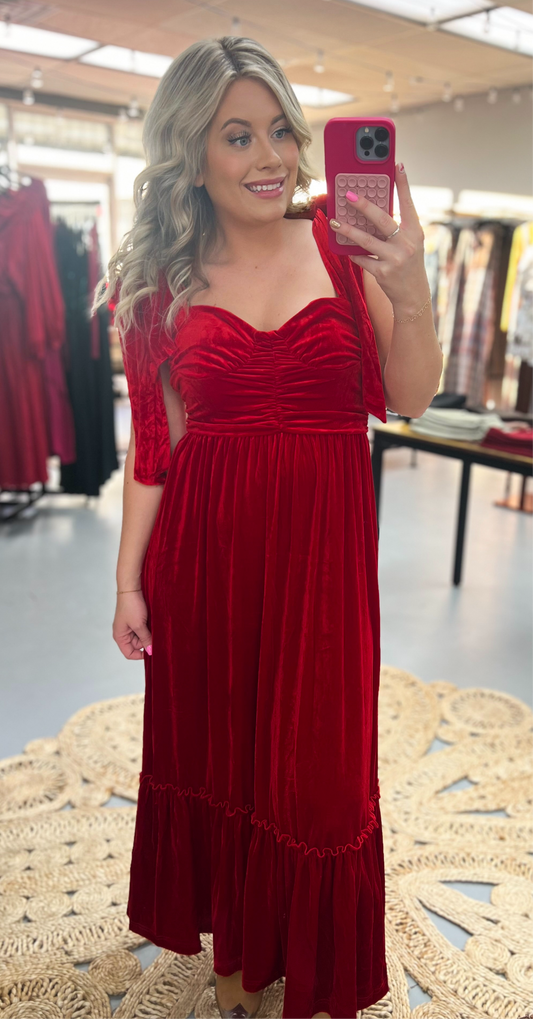 Velvet Holiday Dress