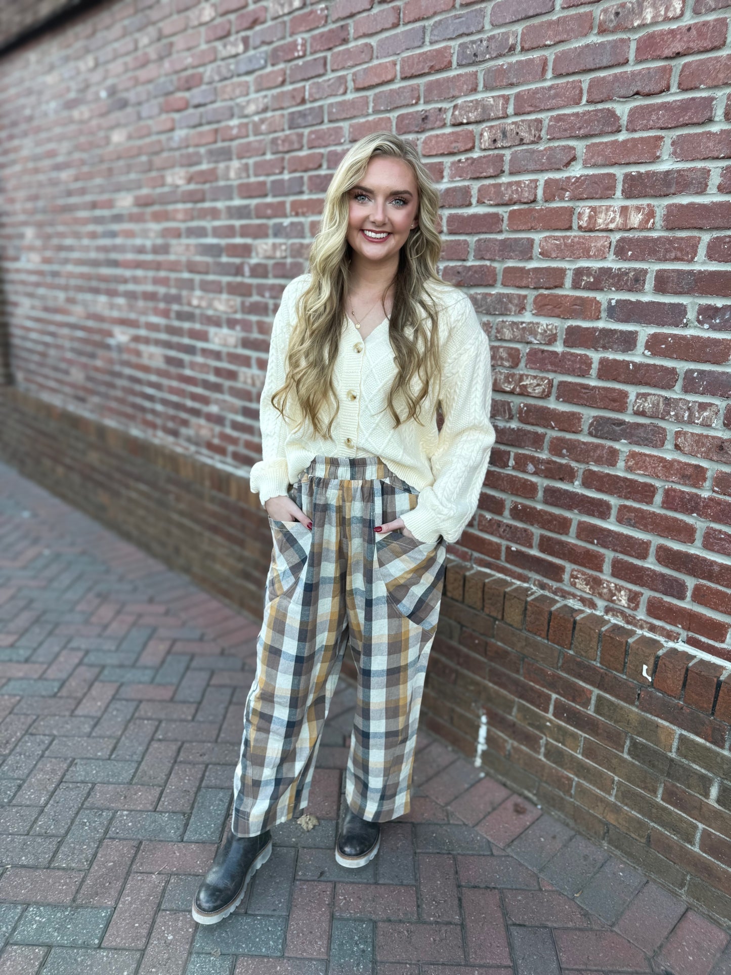 Brown Flannel Pants
