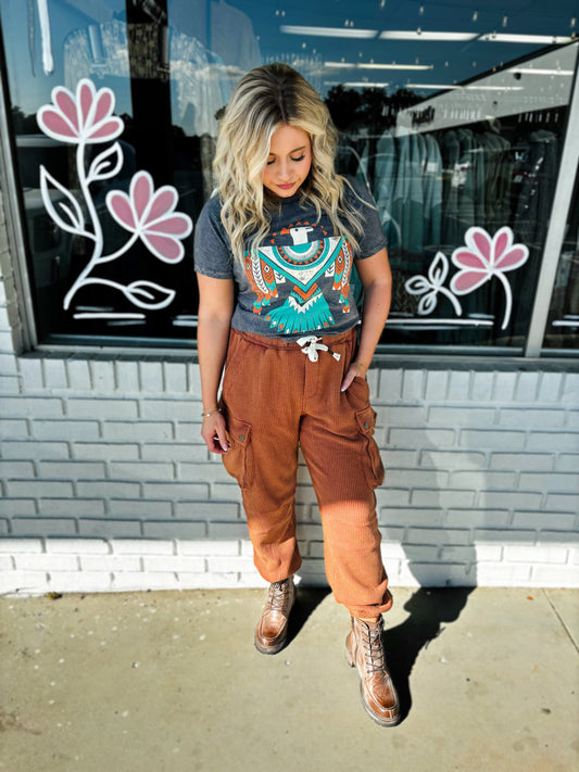 POL Rustic Brick Joggers