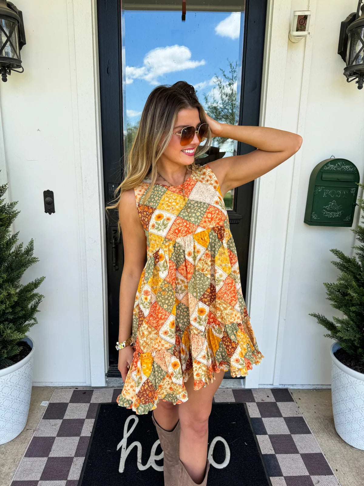 Harvest Patchwork Dress