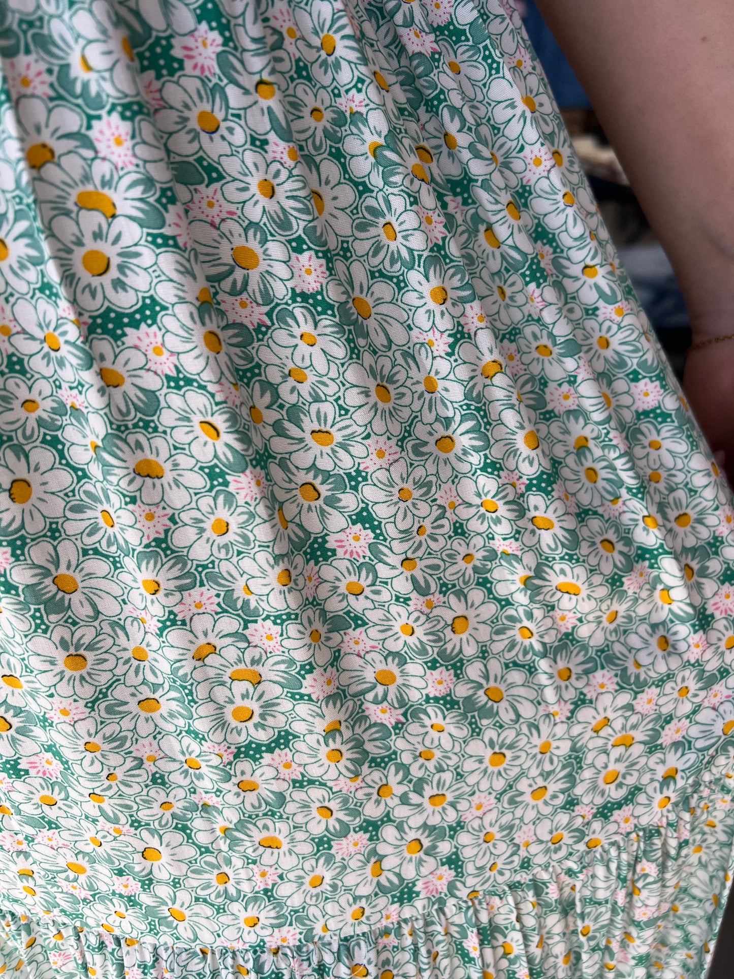 Floral Green Dress