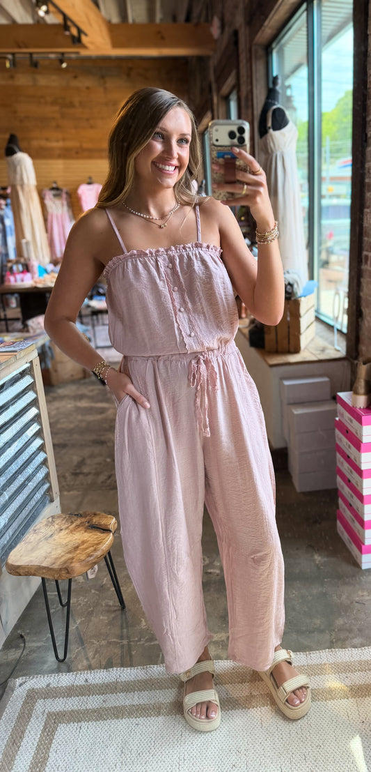 Rose Pink Jumpsuit