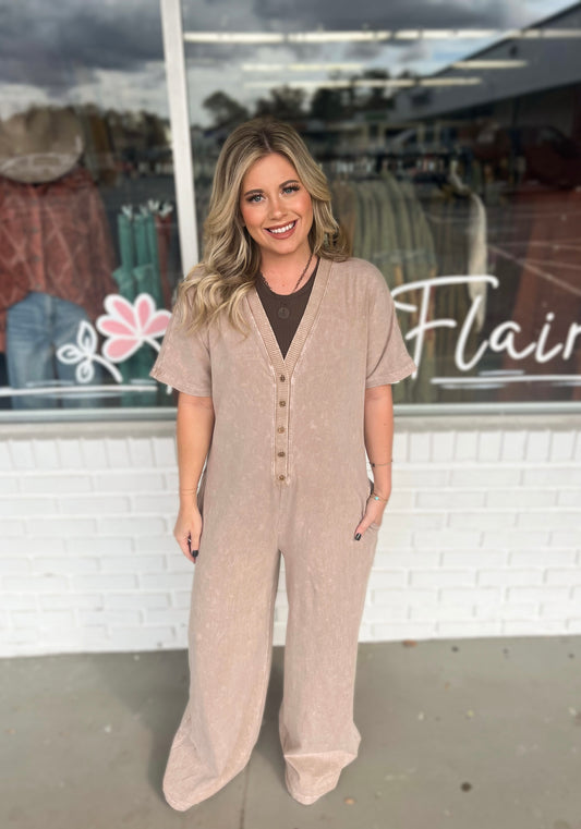 Taupe Jumpsuit