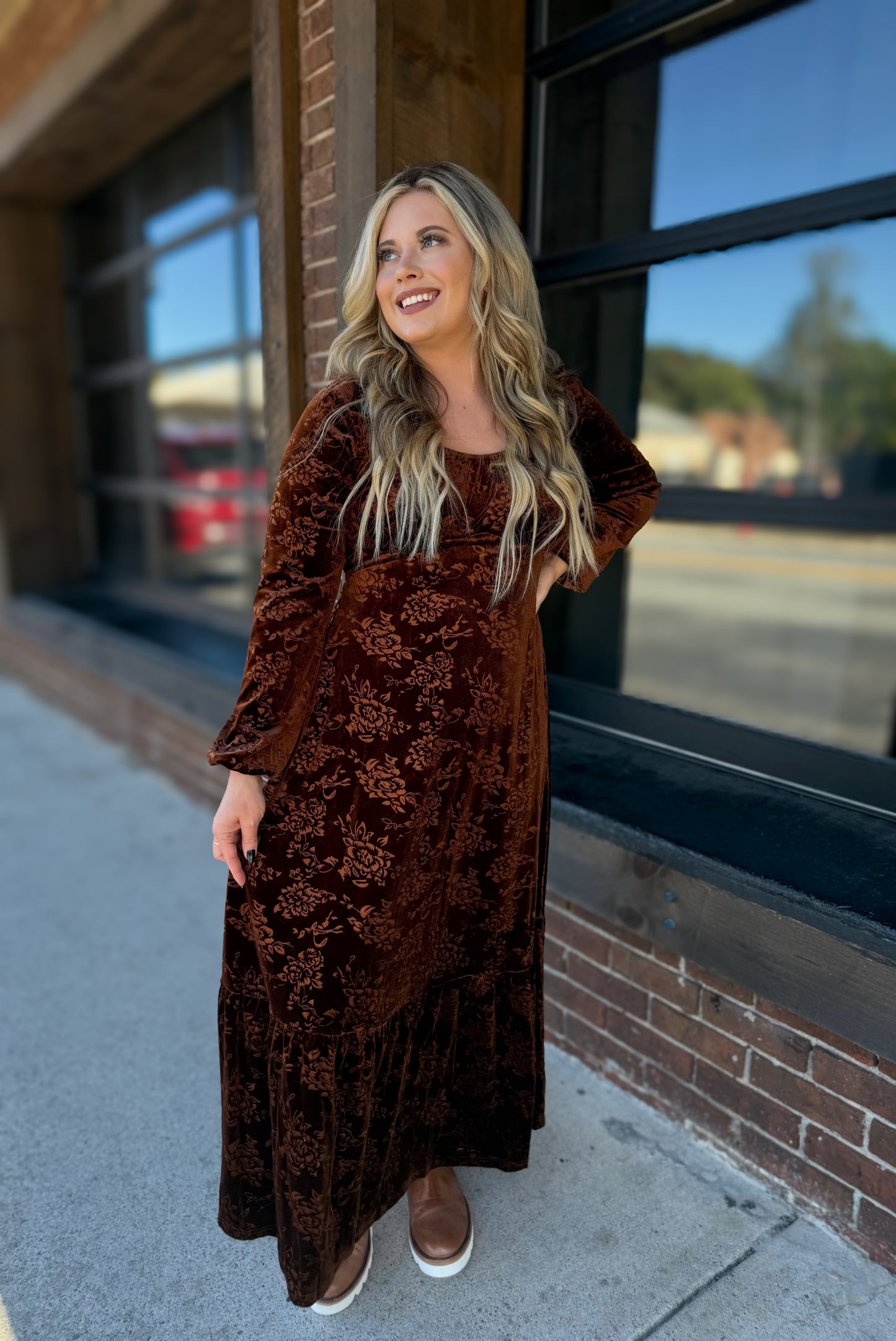 Mocha Velvet Maxi