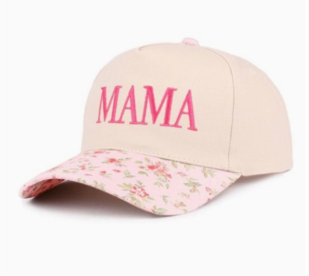 Floral MAMA Hat