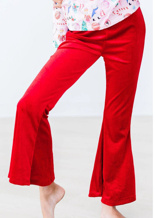 Red Velvet Pants