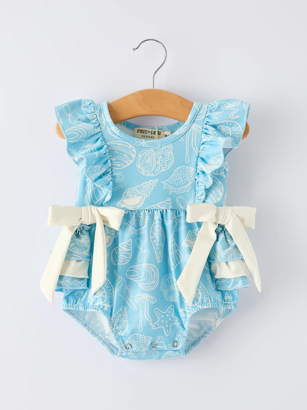 Spring Ocean Girls Romper