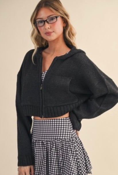 Knit Zip Up Sweater