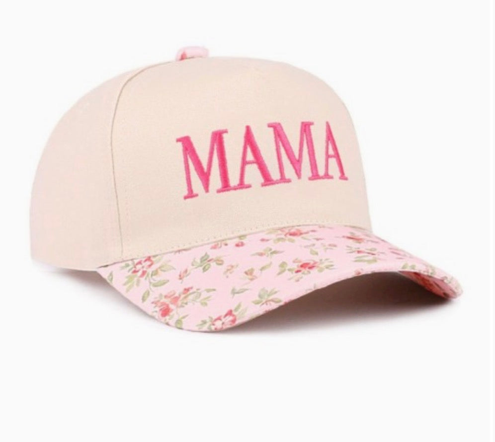 Floral MAMA Hat