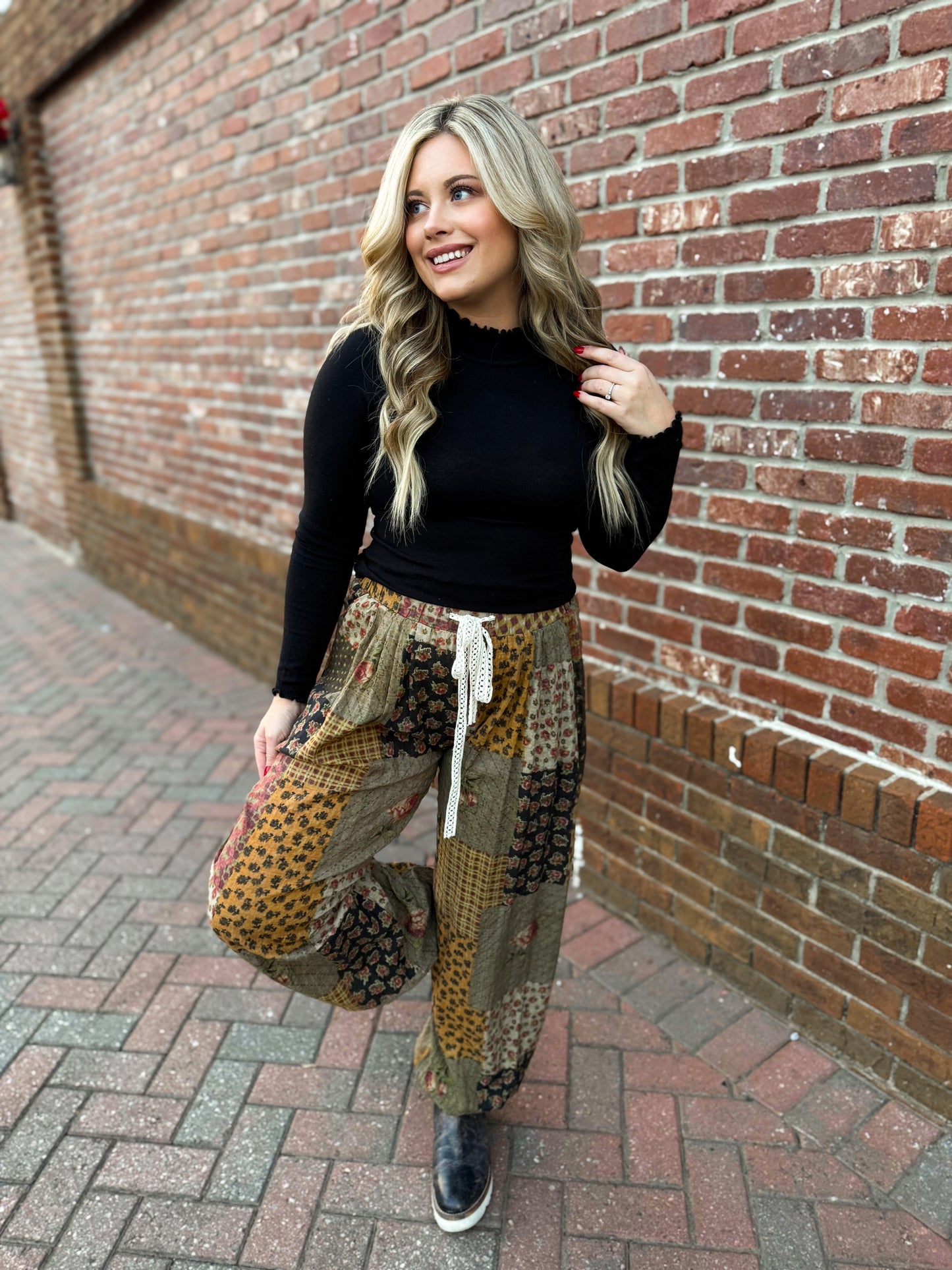 Olive Multi Woven Pants