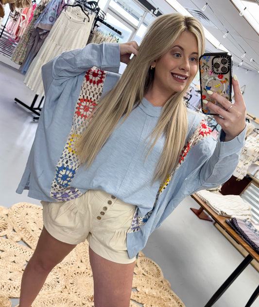 Sky Blue Top