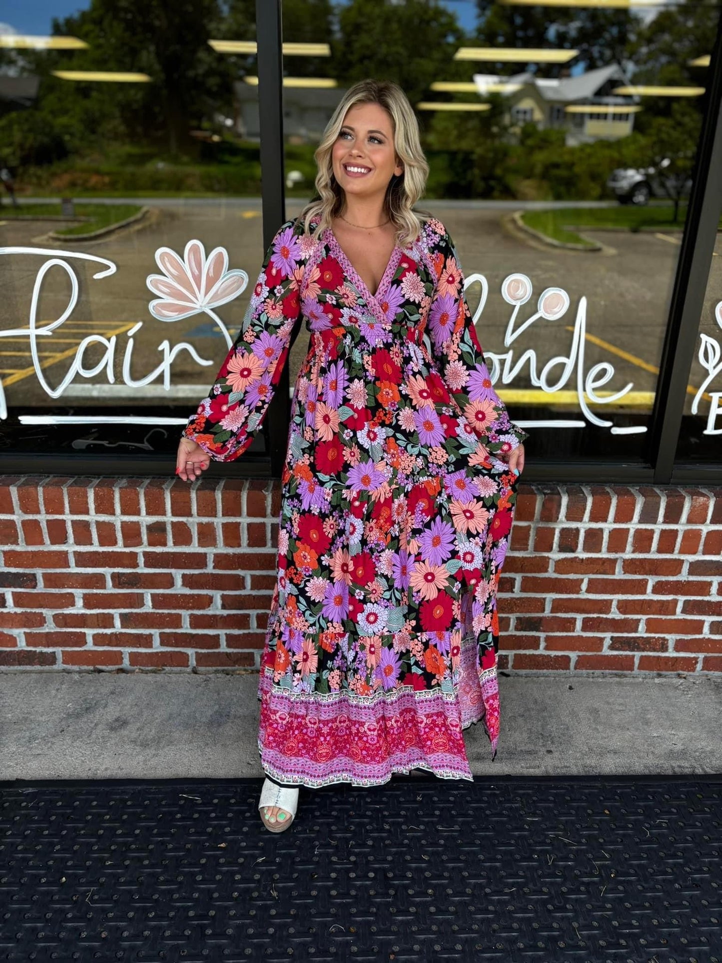 Floral Print Maxi