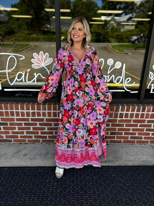 Floral Print Maxi