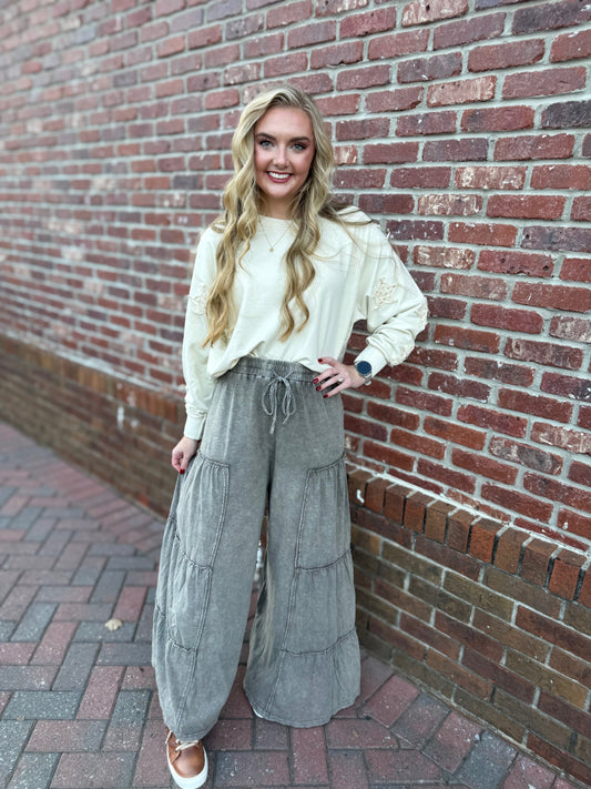 Ash Flowy Pants
