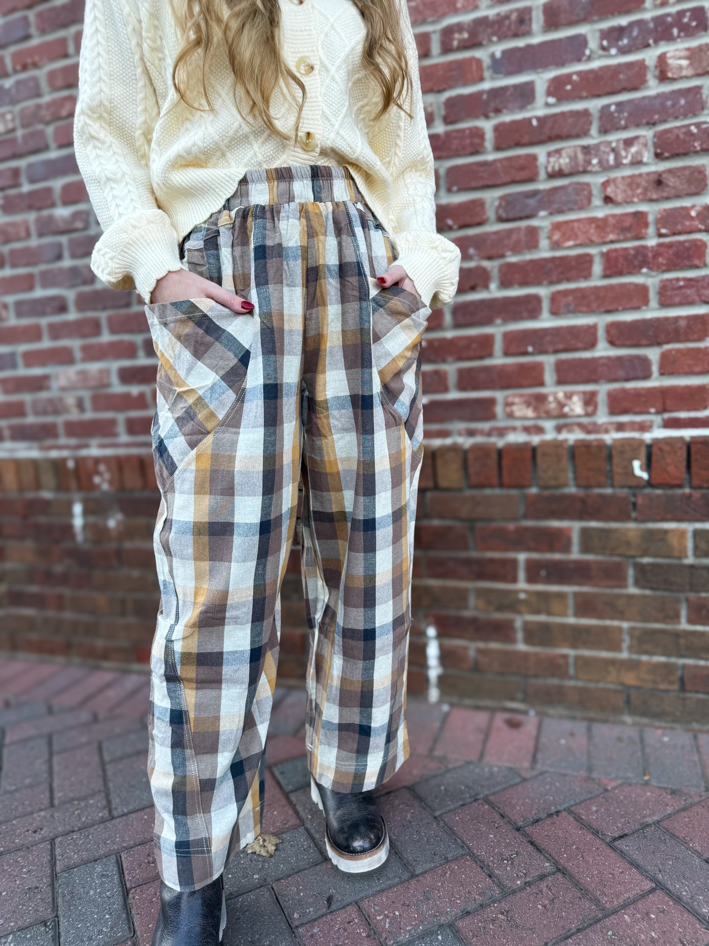Brown Flannel Pants
