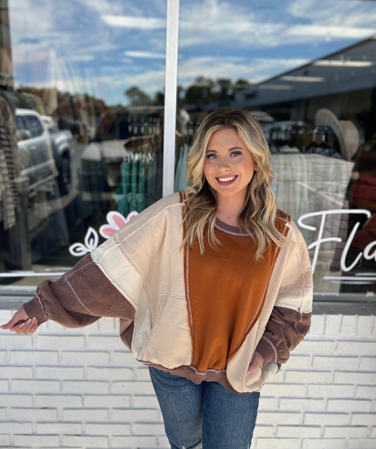 Color Block Pullover