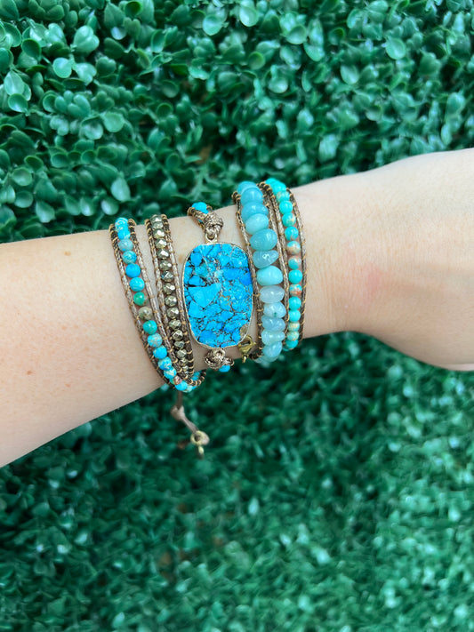 Turquoise Wrap Bracelet