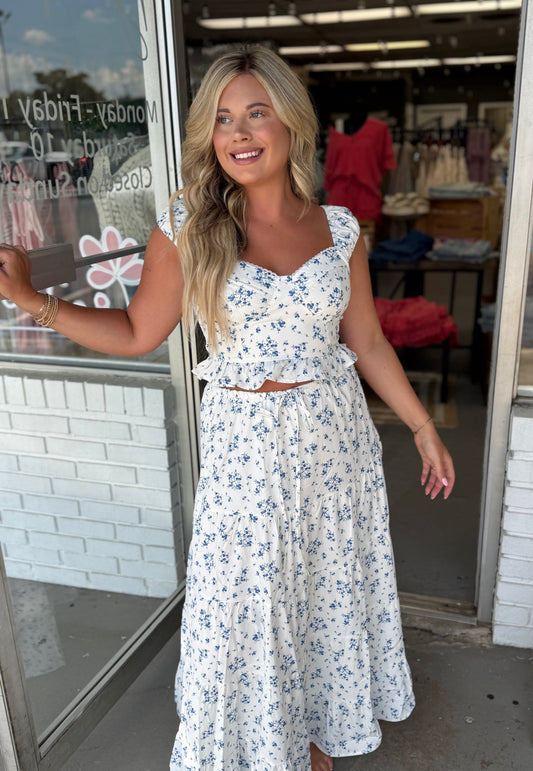 White Floral Set