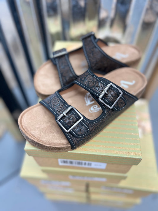 Flower Printed Sandas