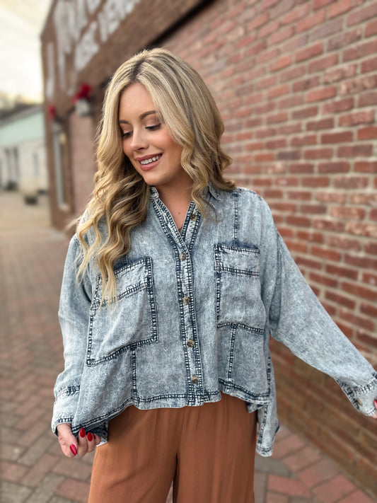 Washed Denim Jacket