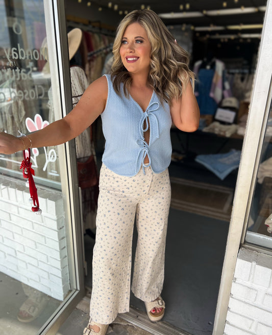 Tie Knit Top
